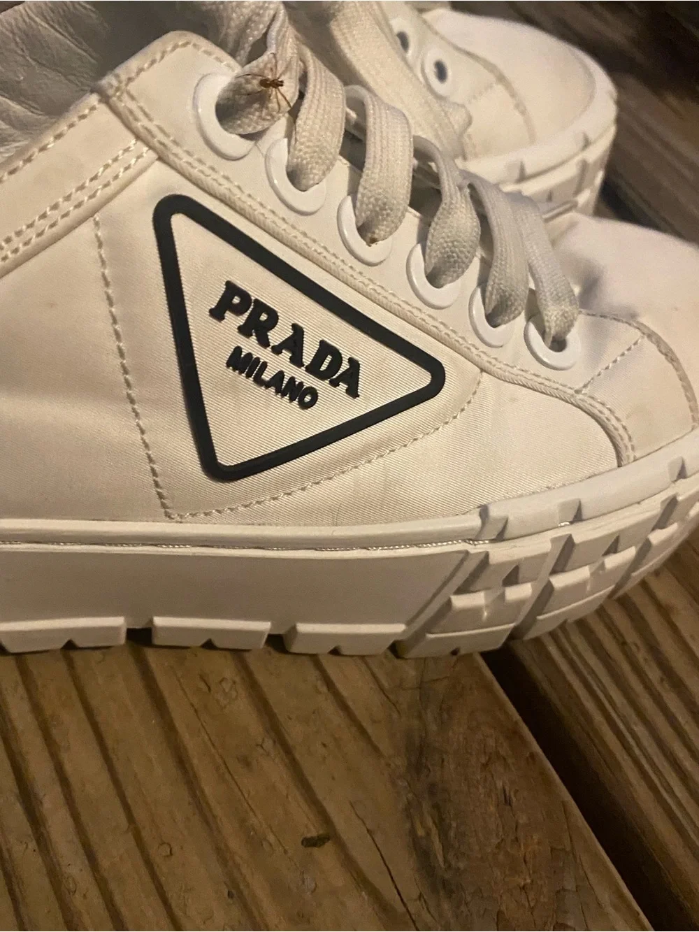 👟DOUBLE WHEEL RE-NYLON GABARDINE Inspired Platform Sneakers!! 🤩 high quality!!